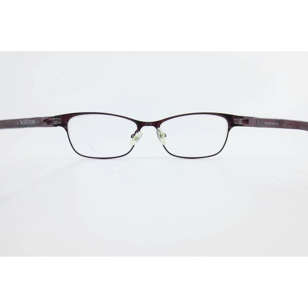 Kay Unger New York K193 BUR Eyeglasses Burgundy Floral Filigree 52-16-135 Womens